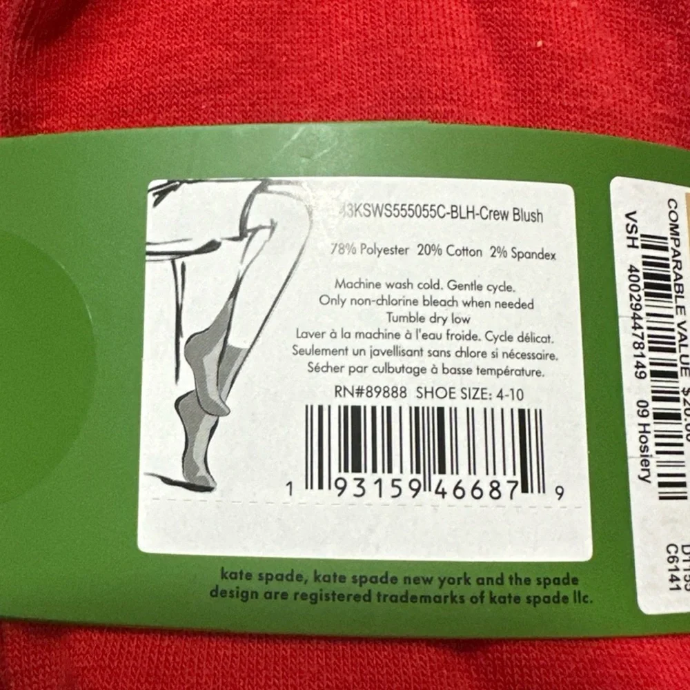 Kate Spade 3 Pack Women’s  Sock Set - Picture 3 of 4